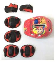 Kit Rad7 Proteção Infantil Capacete Criança Bike Skatepatins - RAD7 YOUYI