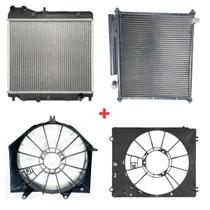 Kit Radiador + Condensador + Defletor Radiador do Condensador + Defletor do Condensador Fit 2003 2004 2005 2006 2007 2008 Kit Radiador + Condensador + Defletor Radiador do Condensador + Defletor do Condensador Fit 2003 2004 2005 2006 2007 2008