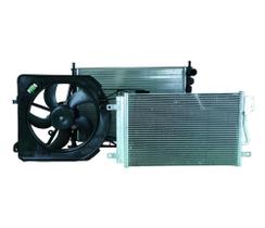 Kit radiador condensador gmv para palio strada 2001/2011