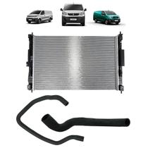 Kit radiador de água com mangueiras superior e inferior expert jumpy 2018 a 2025