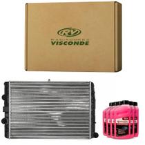 Kit Radiador Gol G2 1.0 97 a 2003 Sem Ar Visconde Com Aditivo 6 litros Newparts Kit Radiador Gol G2 1.0 97 a 2003 Sem Ar Visconde Com Aditivo 6 litros Newparts