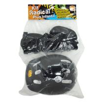 Kit radical plus infantil preto - dm brasil