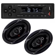 Kit Radio MP3 Com 2 Alto Falante 6x9 Jbl 220w Rms 4Ohms Kit Radio MP3 Com 2 Alto Falante 6x9 Jbl 220w Rms 4Ohms