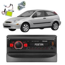 Kit Rádio Som Automotivo Ford Focus 1998 A 2004 Com Moldura Pingo T10 Luz Teto Led Kit Rádio Som Automotivo Ford Focus 1998 A 2004 Com Moldura Pingo T10 Luz Teto Led
