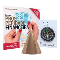 Kit Radiônico Prosperidade Financeira+Bússola+Cone De Cobre - Master Chi