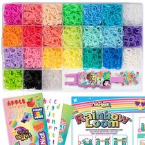 Kit Rainbow Loom AutoLoom 9000 Elásticos, Miçangas e Adesivos Kit Rainbow Loom AutoLoom 9000 Elásticos, Miçangas e Adesivos