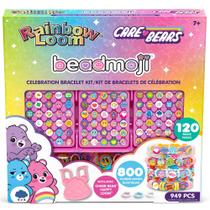 Kit Rainbow Loom Beadmoji Care Bears com 949 Unidades