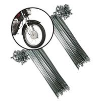 Kit Raio Inox Cg125 Cg150 Cg160 Fan Titan Cargo Ks Es - Prateado