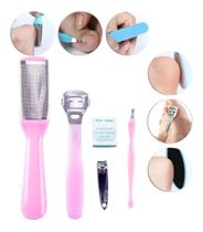 Kit Ralador De Calos Inox Lâminas Spa Dos Pés Novidade Kit Ralador De Calos Inox Lâminas Spa Dos Pés Novidade