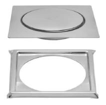 Kit Ralo Click 10x10 Inteligente Com Porta Grelha Inox