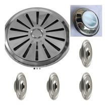 Kit Ralo + Disp. Pratic Inox Encaixe Cano 50mm Para Piscinas Kit Ralo + Disp. Pratic Inox Encaixe Cano 50mm Para Piscinas