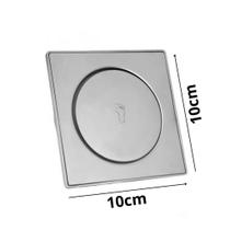 Kit Ralo Inteligente Click 10x10 15x15 Cm Inox Banheiro Lavabo Veda Cheiro Kit Ralo Inteligente Click 10x10 15x15 Cm Inox Banheiro Lavabo Veda Cheiro
