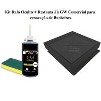 Kit Ralo Oculto + Tinta Restauradora de Rejunte 200ml GW Comercial