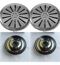 Kit Ralos Fundo Inox Pratic Encaixecano 50 Piscinas