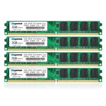Kit RAM D DUOMEIQI de 8 GB (4x2 GB) DDR2 800 MHz UDIMM para desktop Kit RAM D DUOMEIQI de 8 GB (4x2 GB) DDR2 800 MHz UDIMM para desktop