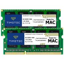 KIT RAM Timetec de 16 GB (2x8 GB) DDR3 1067 MHz PC3-8500 para Mac KIT RAM Timetec de 16 GB (2x8 GB) DDR3 1067 MHz PC3-8500 para Mac