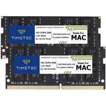 KIT RAM Timetec de 32 GB (2x16 GB) DDR4 2666 MHz para iMac/Mac Mini