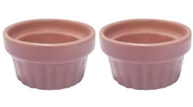 Kit Ramekin Ramequim Rosa Porta Molho Molheira 50ml 2Pçs