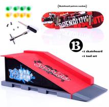 Kit Rampa Deck Radical Skate Dedo Fingerboard Graffiti B