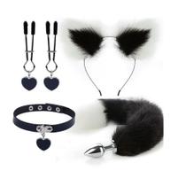 Kit Raposa Tiara Gargantilha Sexy Import Kit Raposa Tiara Gargantilha Sexy Import