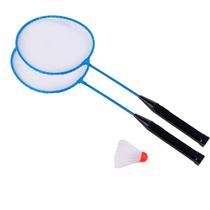 Kit Raquete Badminton 3 Peças com Peteca Diversão