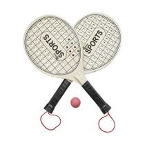 Kit Raquete BeachTennis Gold Sports Laser - 3pçs