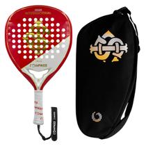 Kit Raquete de Padel + Raqueteira Bolsa Compass Internacional 2026 Vermelha - Produto Licenciado Kit Raquete de Padel + Raqueteira Bolsa Compass Internacional 2026 Vermelha - Produto Licenciado
