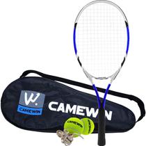 Kit Raquete de Tênis Azul 26 Polegadas Camewin Fibra de Carbono com Estojo + 2 Bolinhas de Tênis Kit Raquete de Tênis Azul 26 Polegadas Camewin Fibra de Carbono com Estojo + 2 Bolinhas de Tênis