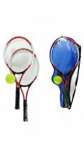 Kit Raquetes Tênis c/ 2 Un + Bola + Bolsa 52cm