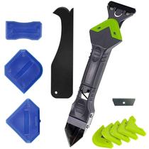 Kit Raspador Acabamento Calafetar Rejunte Silicone Completo