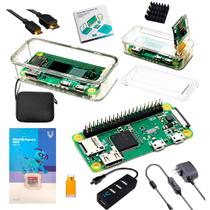 Kit Raspberry Pi Zero Completo Case Transparente Pi Zero Vilros