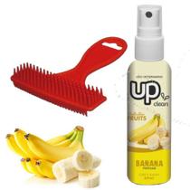 Kit rasqueadeira e perfume up clean banana 60ml