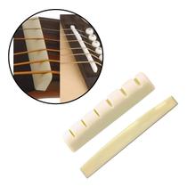 Kit Rastilho E Nut Para Guitarra E Violão 43mm 100 Osso Kit Rastilho E Nut Para Guitarra E Violão 43mm 100 Osso