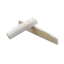 Kit Rastilho e Nut Pestana de Osso para Violão de Aço Violão Folk Acessórios Luthieria Material Oço
