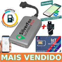 Kit Rastreador E Bloqueador Veicular Gps caldeiraTECH SilverFox com Chip