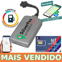 Kit Rastreador Veicular Gps caldeiraTECH SilverFox + Chip caldeiraTECH M2M Multi-Connect