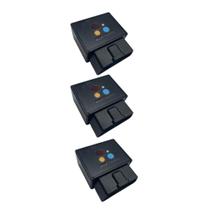 Kit Rastreadores Sem Fio OBD2 Fácil Instalação 3 Unidades