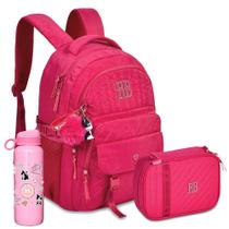 Kit RB Mochila Estojo Chaveiro Gatinho Rebecca Bonbon 2025 Kit RB Mochila Estojo Chaveiro Gatinho Rebecca Bonbon 2025