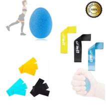 Kit Reabilitação Therabands 1,20 Mt, Bola Grip E Mini Fitas