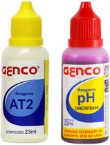 Kit Reagente at2 E Ph Analise Reagente Piscina Genco