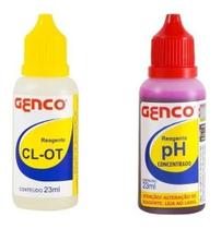 Kit Reagente Cloro E Ph Reagente Piscina Genco