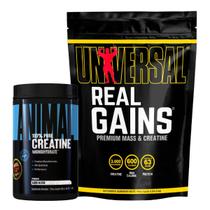 Kit Real Gains 3k Ice Cream + Animal Creatine 500g Universal Kit Real Gains 3k Ice Cream + Animal Creatine 500g Universal