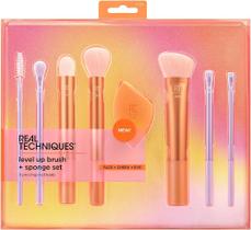 Kit Real Techniques Level Up + Miracle Complexion 8 Produtos