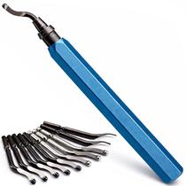 Kit Rebarbador Manual em Alumínio 11 Lâminas Plástico Metal