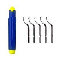 Kit Rebarbador Manual Rasquete Com 5 Lâminas Alta Qualidade