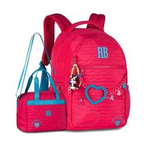 Kit Rebecca Bonbon Mochila com Lancheira Térmica Corações
