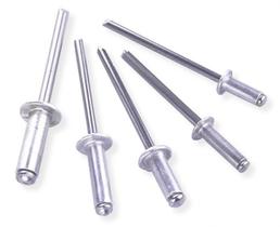 Kit Rebite 500un Misto de Repuxo Maciço Alumínio 3,2 e 4,8mm