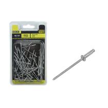 Kit Rebite De Repuxo Alumínio Profissional 60 Peças 2.8x8mm Kit Rebite De Repuxo Alumínio Profissional 60 Peças 2.8x8mm