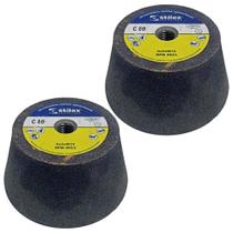 Kit Rebolo Copo Cônico 4x2 M14 GR80 Mármore com 2 Unidades STILEX