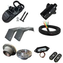 Kit Reboque Asa Delta Munheca 2500kg Cubo Lanterna Completo